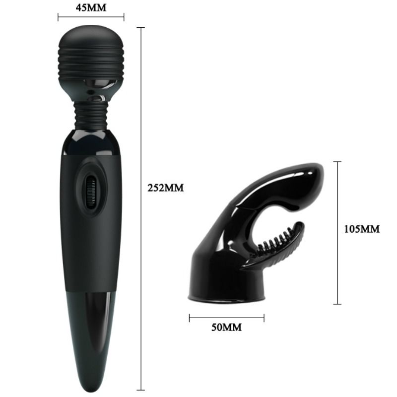 BAILE - SENSUAL MASSAGER WITH INTERCHANGEABLE HEAD - 5