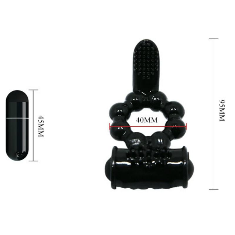BAILE - SWEET RING RING WITH DOUBLE STIMULATOR - 8