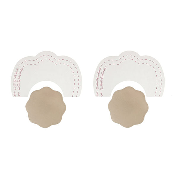 BYE-BRA - BREASTS ENHANCER + NIPPLE COVERS SILK CUP A/C - 5