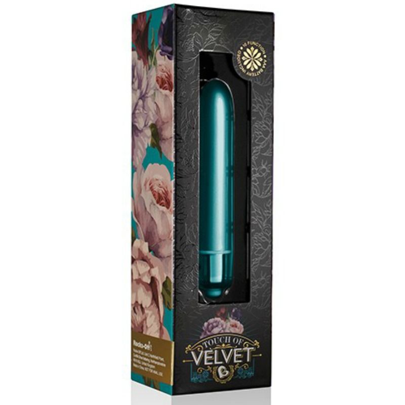 ROCKS-OFF - VIBRATING BULLET TOUCH OF VELVET PEACOCK PETALS - 3