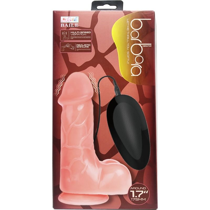 BAILE - NATURAL BARBARA REALISTIC VIBRATOR 21 CM - 3