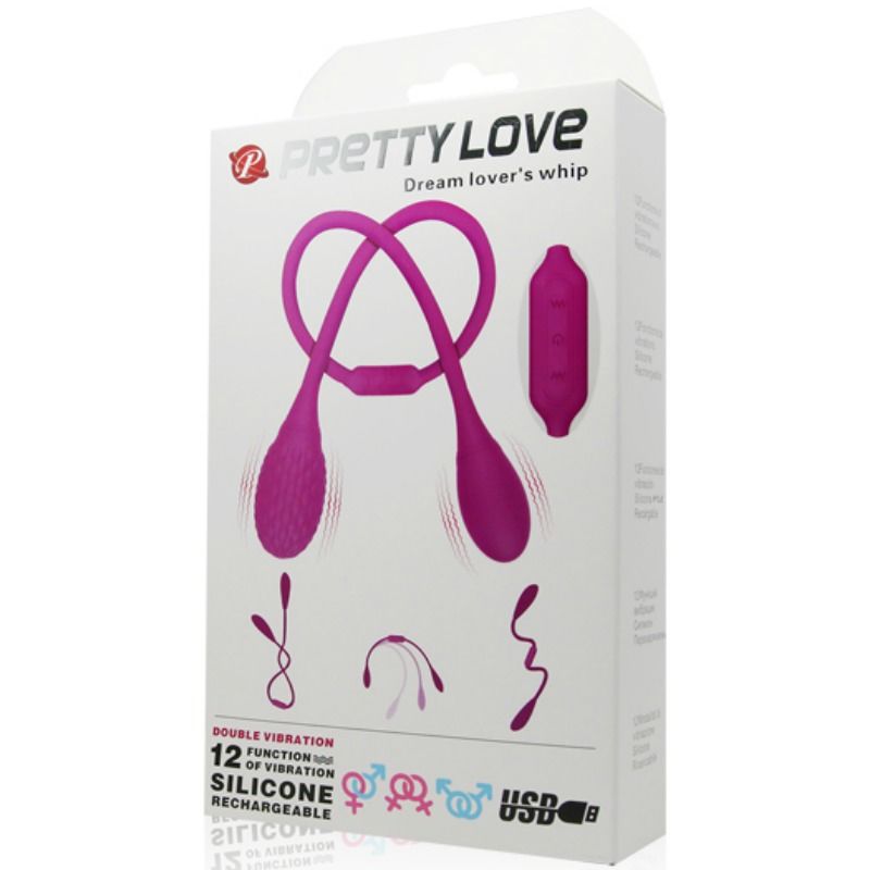 PRETTY LOVE - UNISEX STIMULATOR DREAM LOVERS WHIP 2 - 2