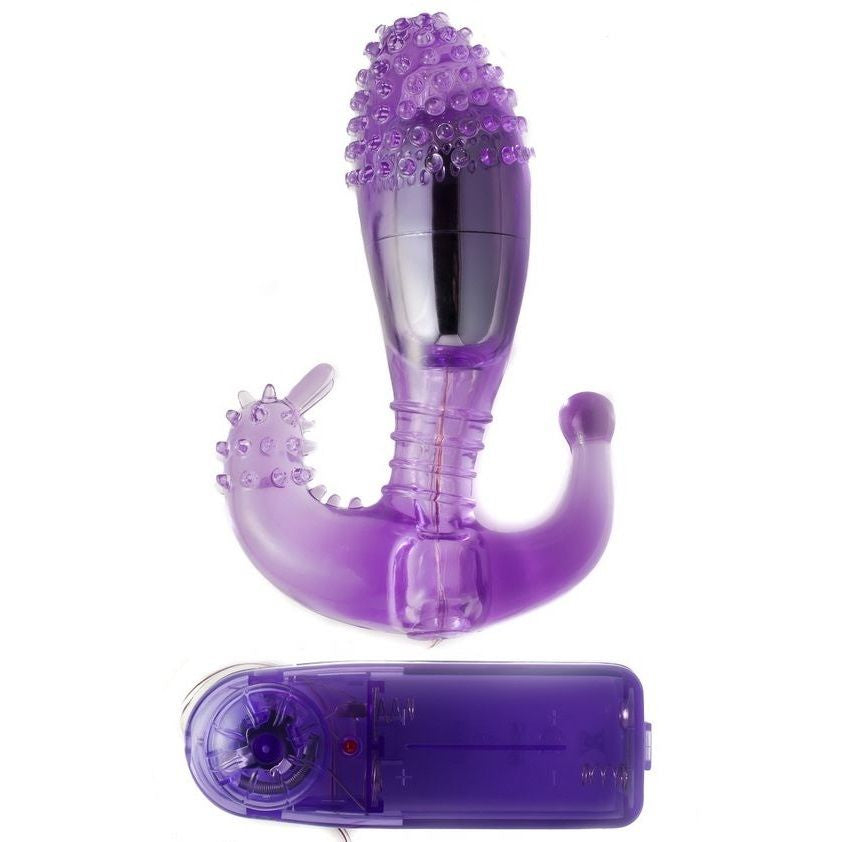 BAILE - LILAC VAGINAL AND ANAL STIMULATOR WITH VIBRATION - 1