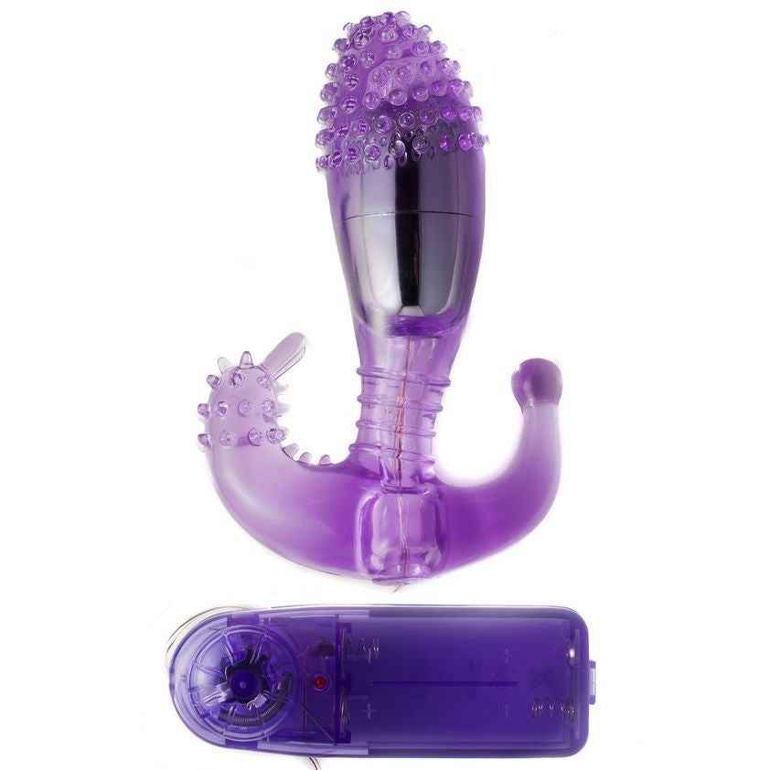 BAILE - STIMOLATORE VAGINALE E ANALE LILLA CON VIBRAZIONE - Secretroomsexyshop