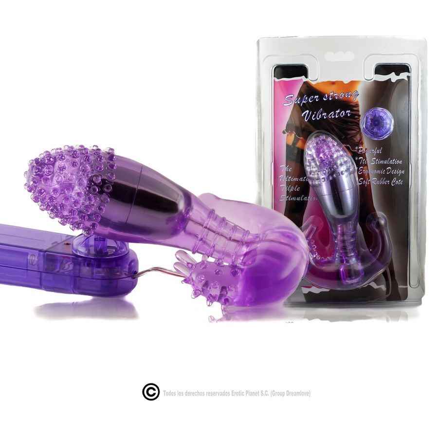 BAILE - STIMOLATORE VAGINALE E ANALE LILLA CON VIBRAZIONE - Secretroomsexyshop