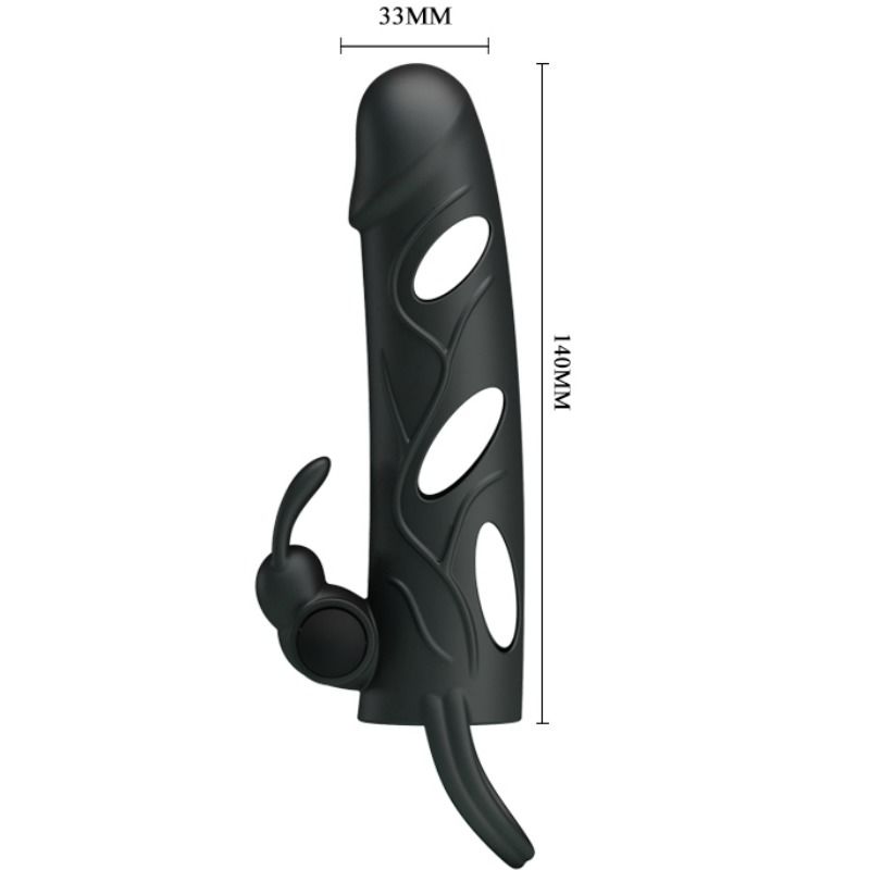 PRETTY LOVE - SILICONE COVER WITH VIBRATION 14 CM 2.0 - 6