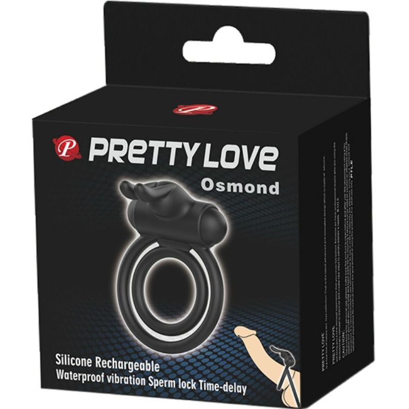 PRETTY LOVE - OSMOND SILICONE VIBRATOR RING - 7