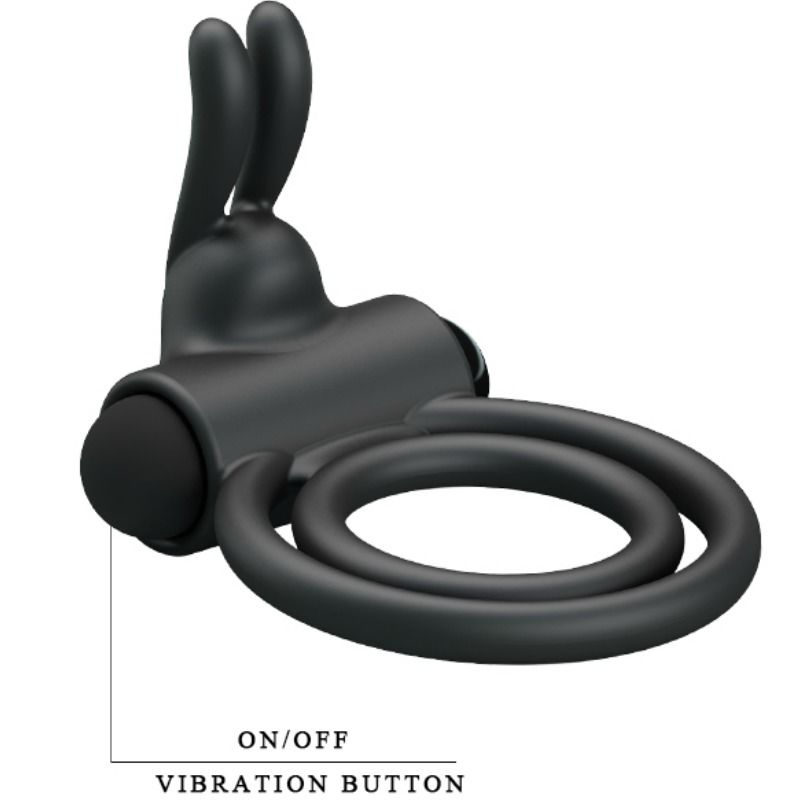 PRETTY LOVE - OSMOND SILICONE VIBRATOR RING - 8