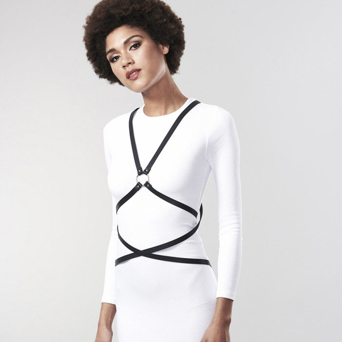 BIJOUX INDISCRETS MAZE - BLACK MULTIWAY HARNESS