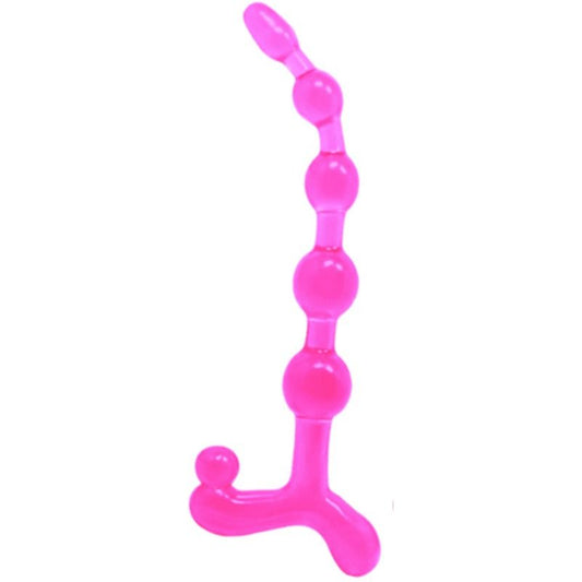 BAILE - BENDY TWIST PINK ANAL BALLS - 1