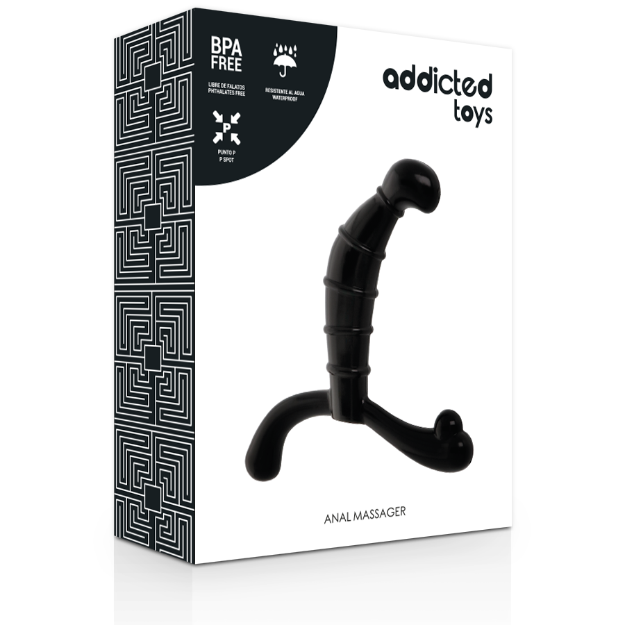 ADDICTED TOYS - PROSTATE ANAL PLEASURE BLACK - 2