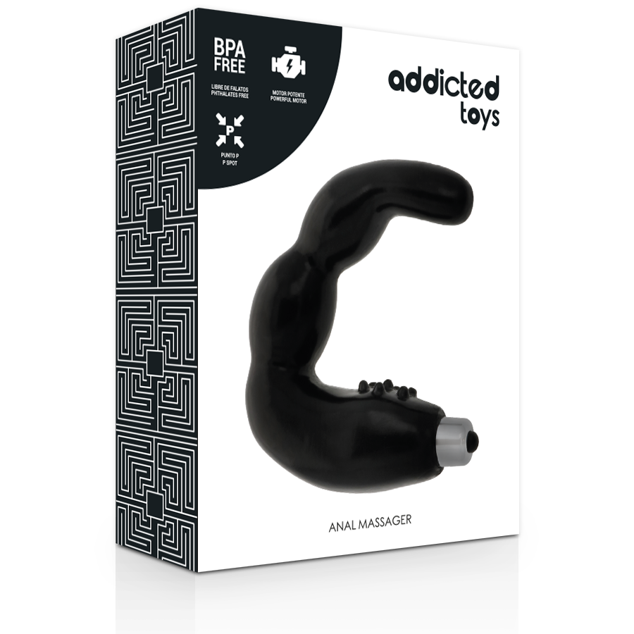 ADDICTED TOYS - VIBRAZIONE DEL MASSAGGIATORE ANALE DELLA PROSTATA