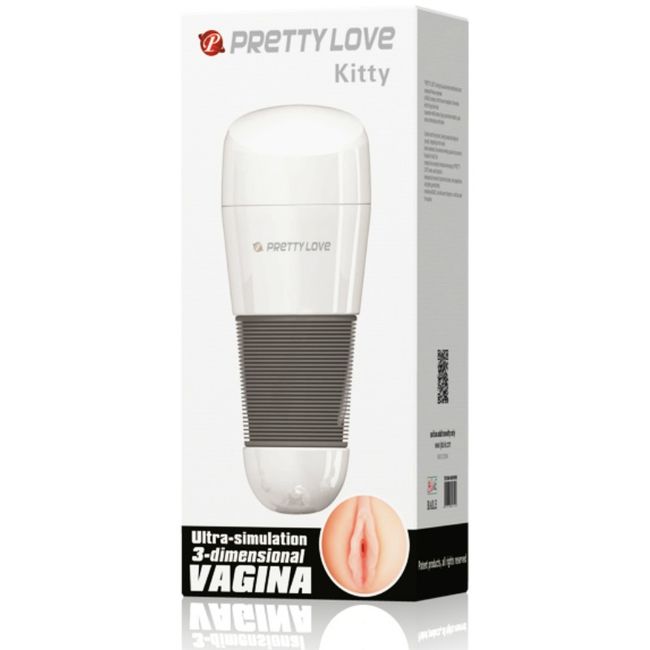 PRETTY LOVE - KITTY WHITE VAGINA MASTURBATOR - 5