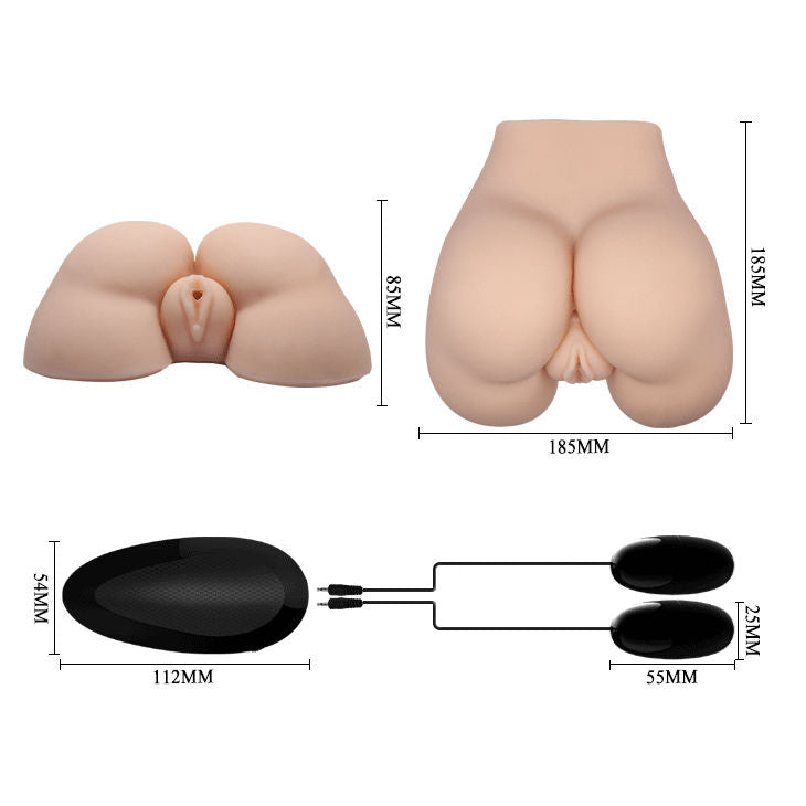 CRAZY BULL - REALISTIC VAGINA AND ANUS WITH VIBRATION POSITION 5 - 14
