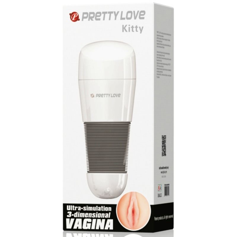 PRETTY LOVE - KITTY WHITE VAGINA MASTURBATOR 2 - 2