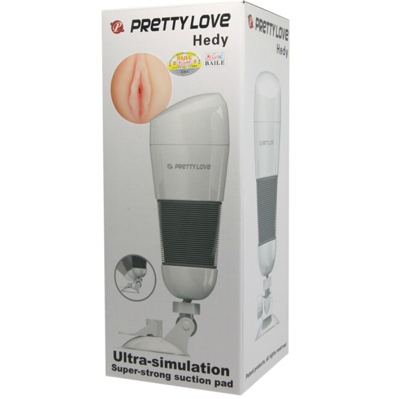 PRETTY LOVE - HEDY WHITE VAGINA MASTURBATOR - 9