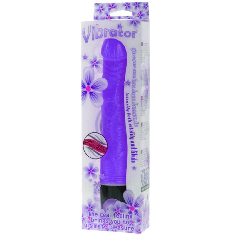 BAILE - VIBRATOR MULTISPEED 21.5 CM PURPLE - 2