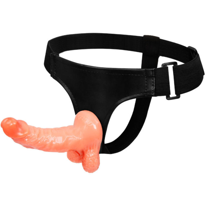 BAILE - HARNESS WITH REALISTIC PENIS AND ULTRA PASSIONATE ADJUSTABLE PANTIES 15.5 CM - 7