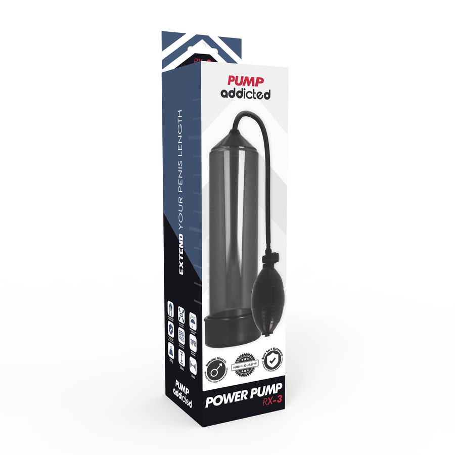 PUMP ADDICTED - RX3 BLACK - TRANSPARENTE - 10