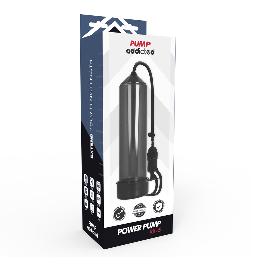 PUMP ADDICTED - RX5 BLACK - TRANSPARENTE - 12