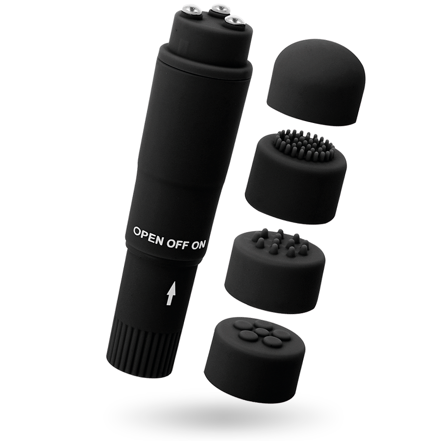 GLOSSY - KURT POCKET MASSAGER BLACK - 1