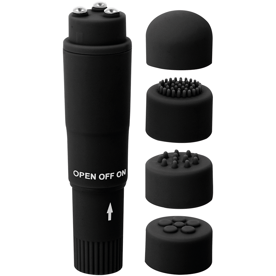 GLOSSY - KURT POCKET MASSAGER BLACK - 3