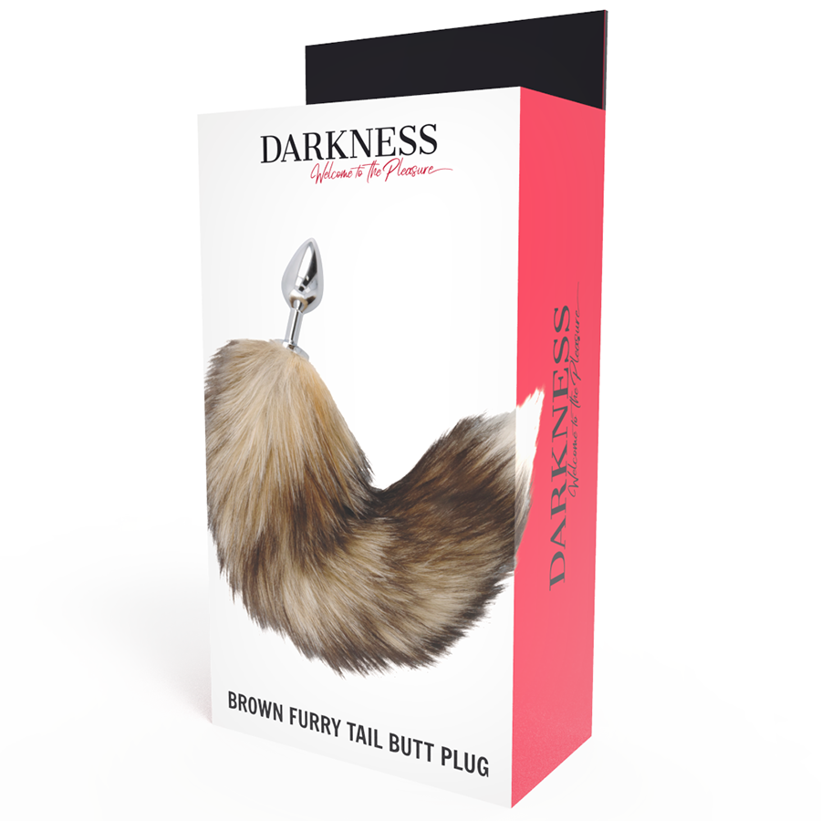DARKNESS - TAIL BUTT PLUG SILVER - 2