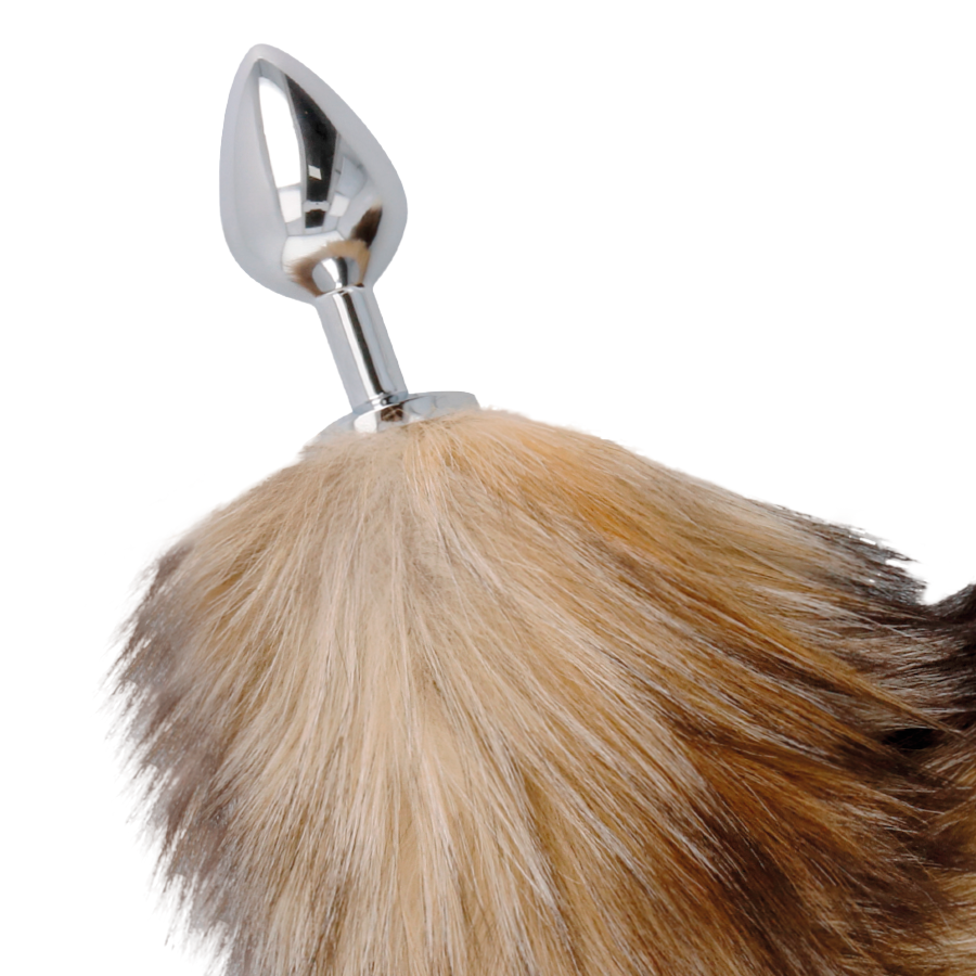 DARKNESS - TAIL BUTT PLUG SILVER - 3
