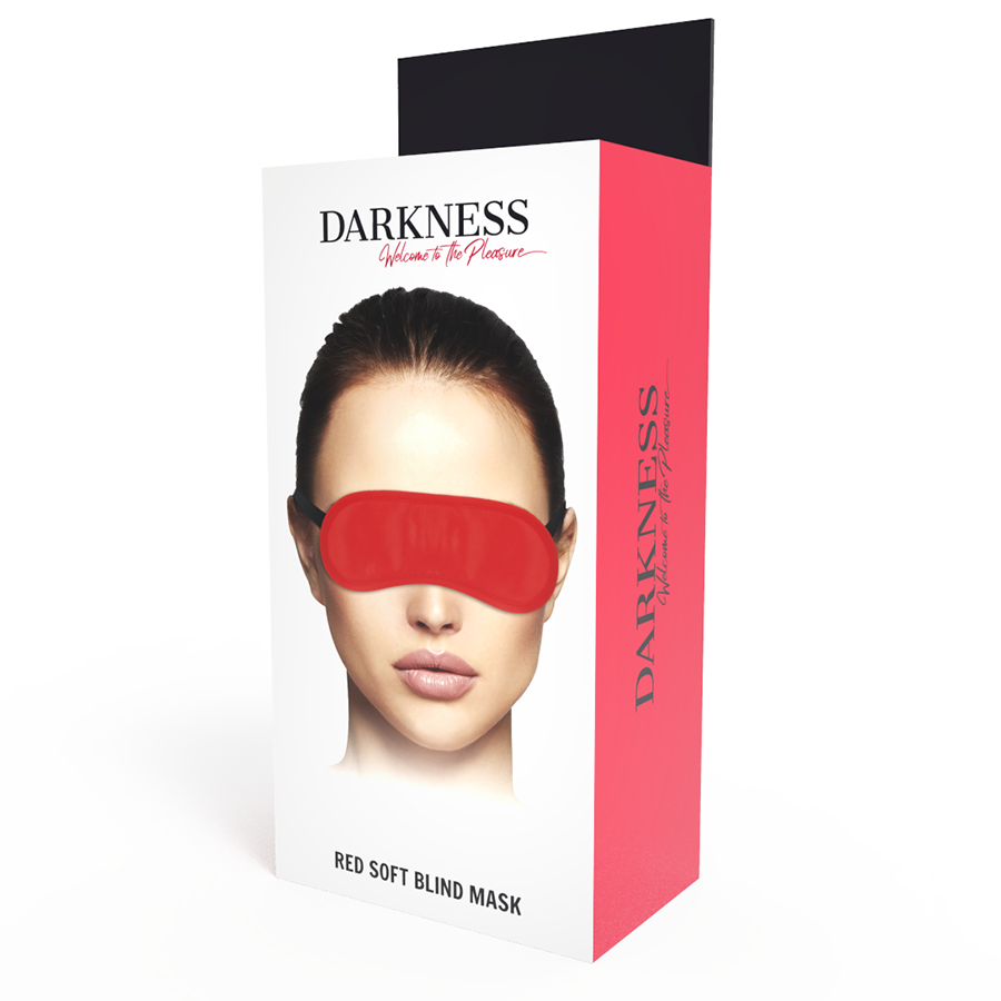 DARKNESS - MASCHERA ROSSA LISCIA - Secretroomsexyshop