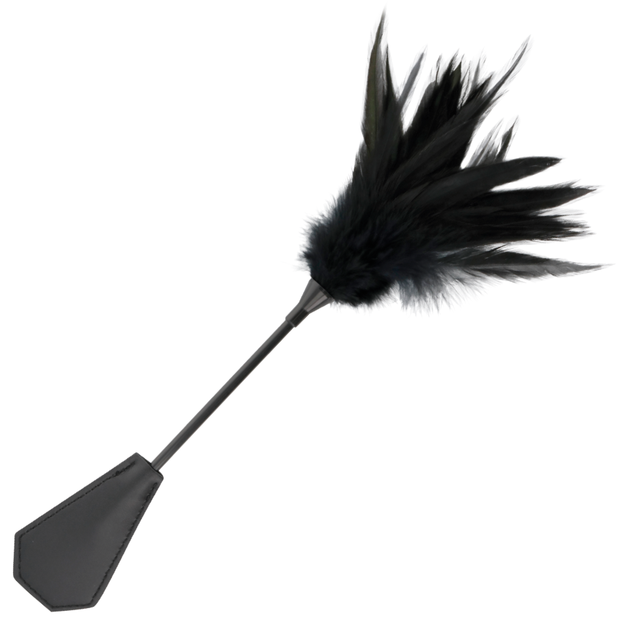DARKNESS - BLACK FEATHER WHIP - 1