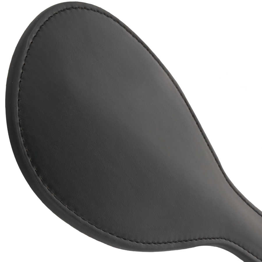 DARKNESS - ROUND BLACK FETISH PADDLE