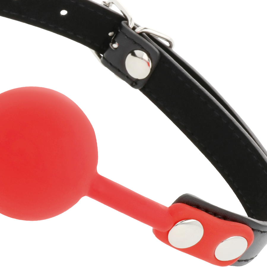 TÉNÈBRES - BÂILLON EN SILICONE ROUGE