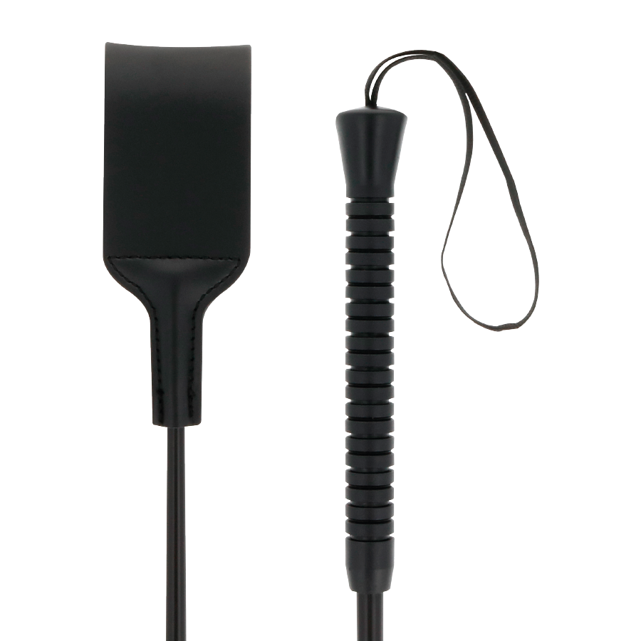 DARKNESS - FETISH BLACK WIDE BDSM WHIP - 2
