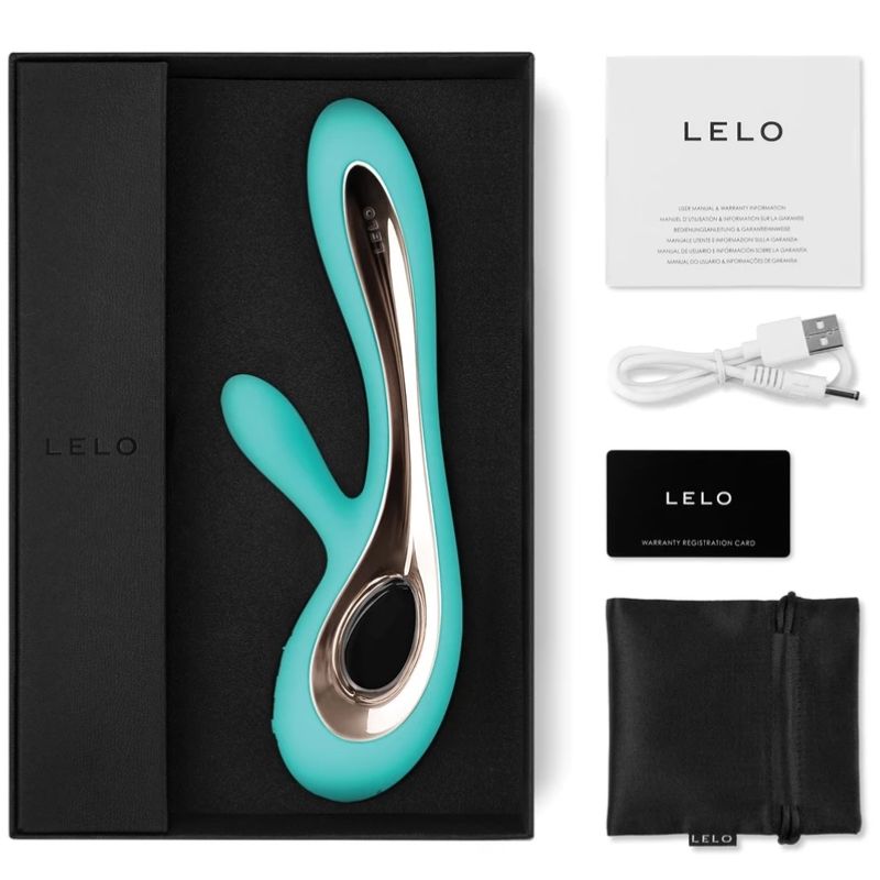 LELO - SORAYA 2 RABBIT AQUA GREEN VIBRATOR - 2