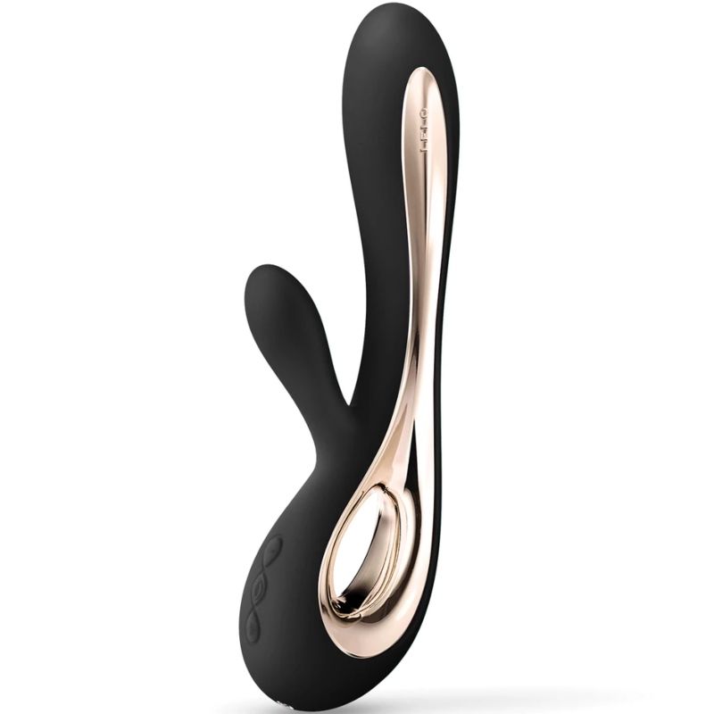 LELO - SORAYA 2 BLACK RABBIT VIBRATOR - 3
