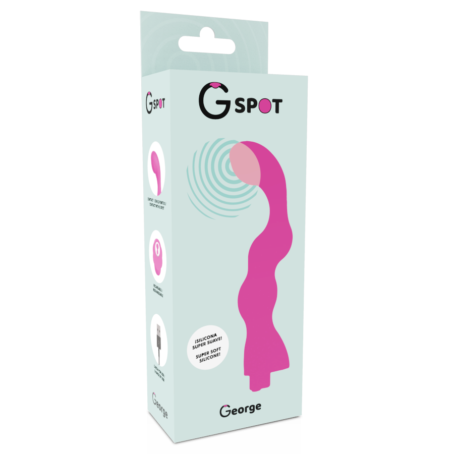 G-SPOT - GEORGE G-SPOT VIBRATOR GUM PINK - 5