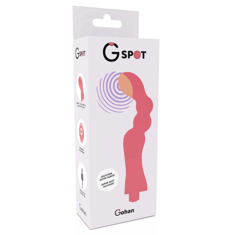 G-SPOT - GOHAH VIBRATOR LIGHT RED - 3