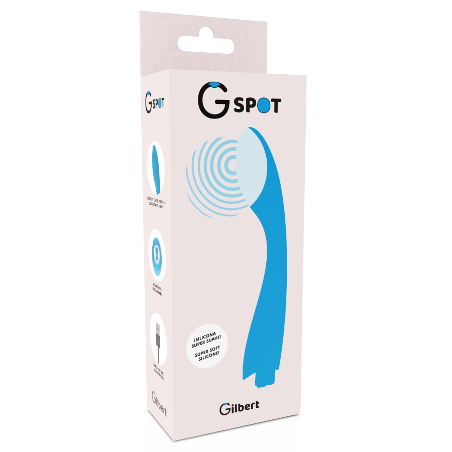 G-SPOT - GYLBERT TURQUOISE BLUE G-SPOT VIBRATOR - 3