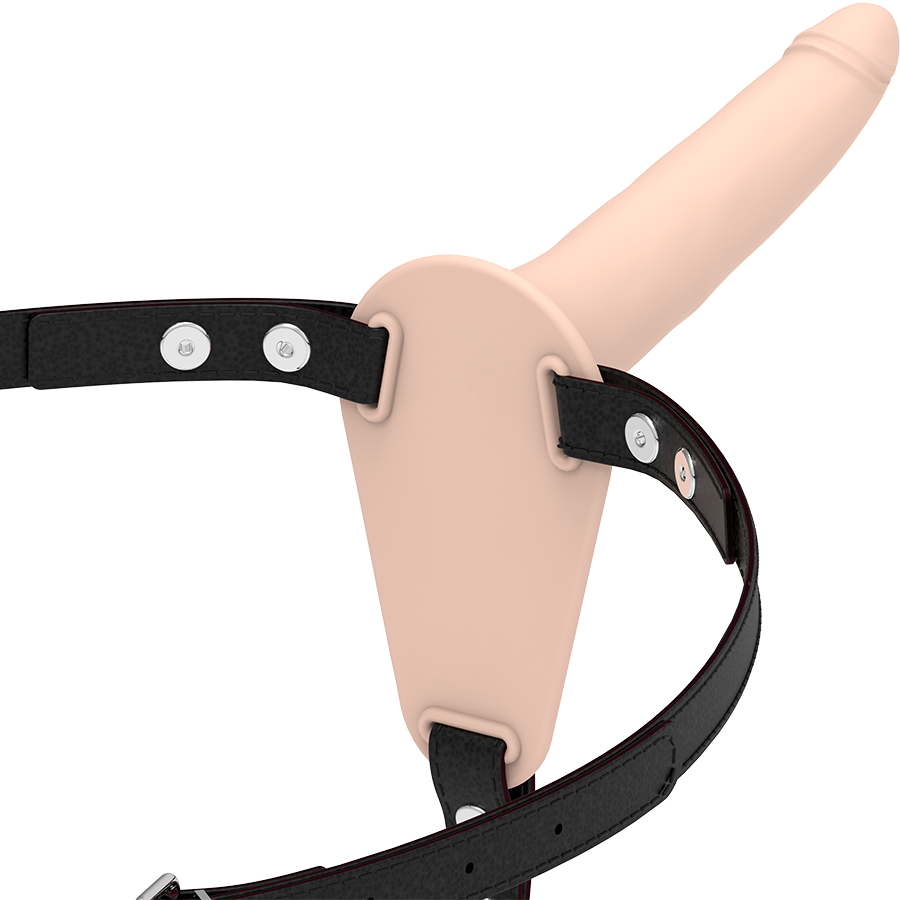 FETISH SUBMISSIVE HARNESS - FLESH SILICONE 15 CM - 5