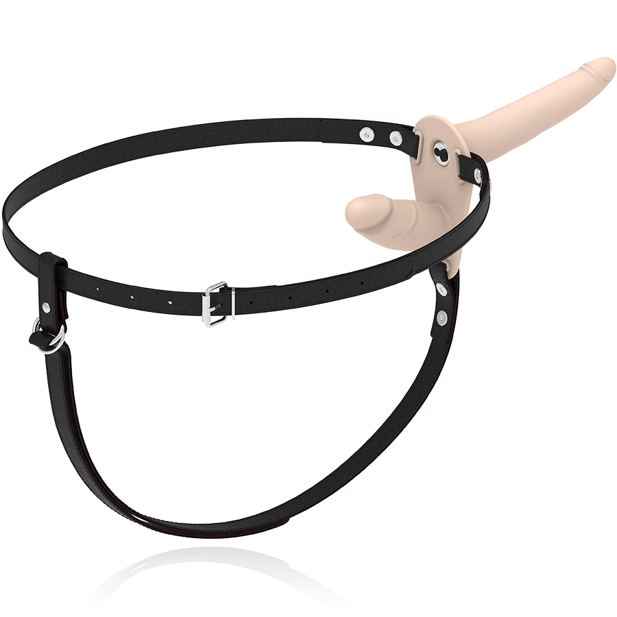 FETISH SUBMISSIVE HARNESS - DOUBLE PENETRATION FLESH UP VIBRATOR - 3