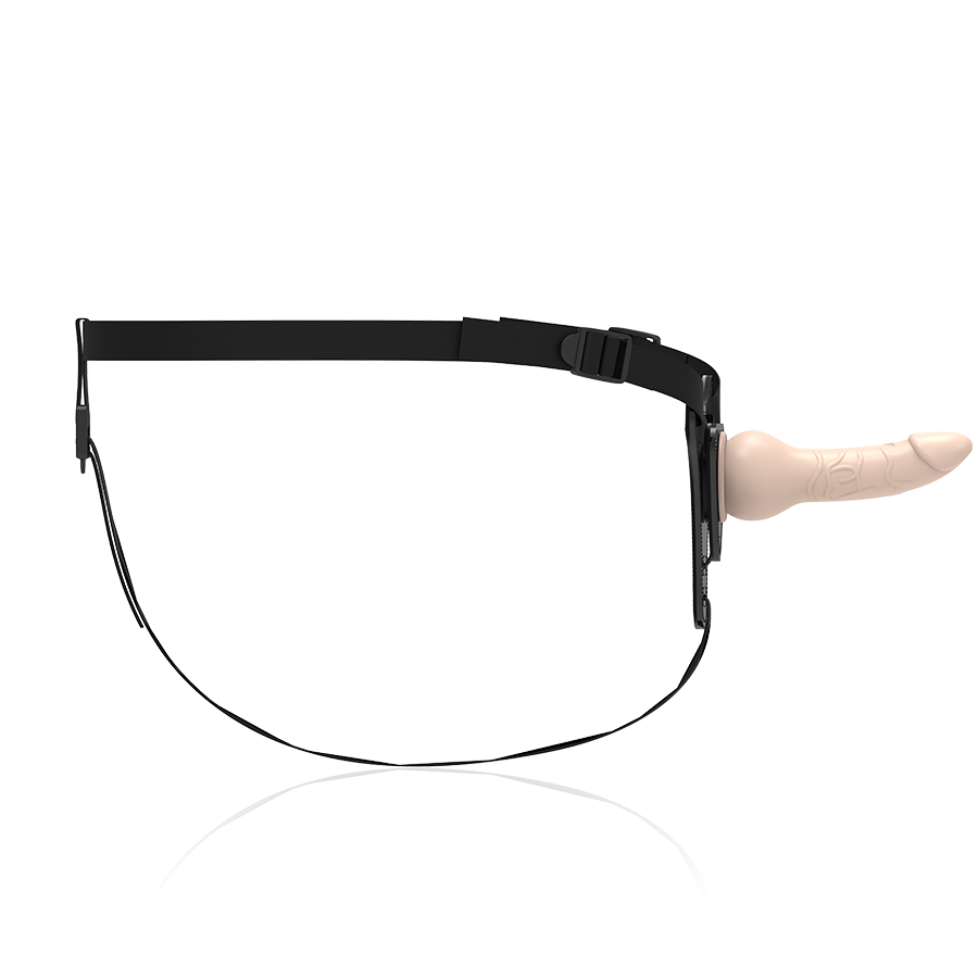 FETISH SUBMISSIVE HARNESS - FLESH REALISTIC SILICONE 16 CM - 2