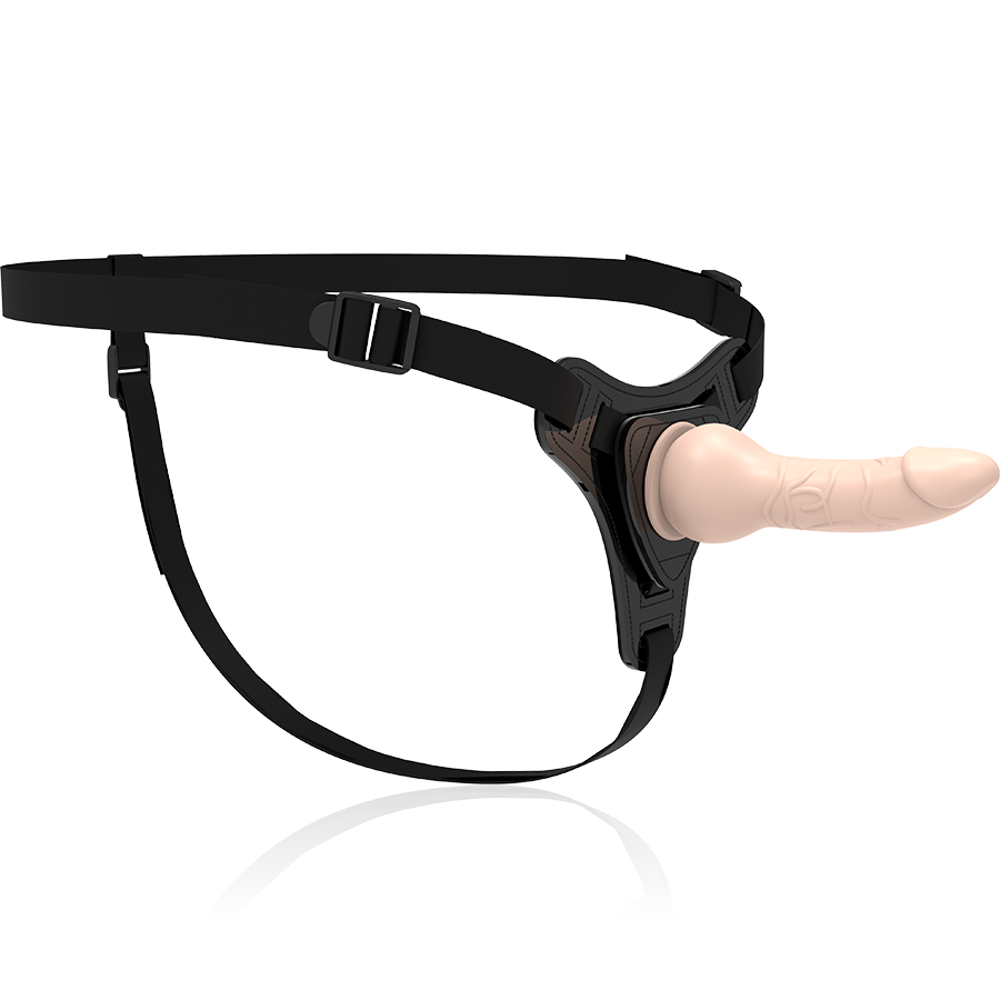 FETISH SUBMISSIVE HARNESS - FLESH REALISTIC SILICONE 16 CM - 3