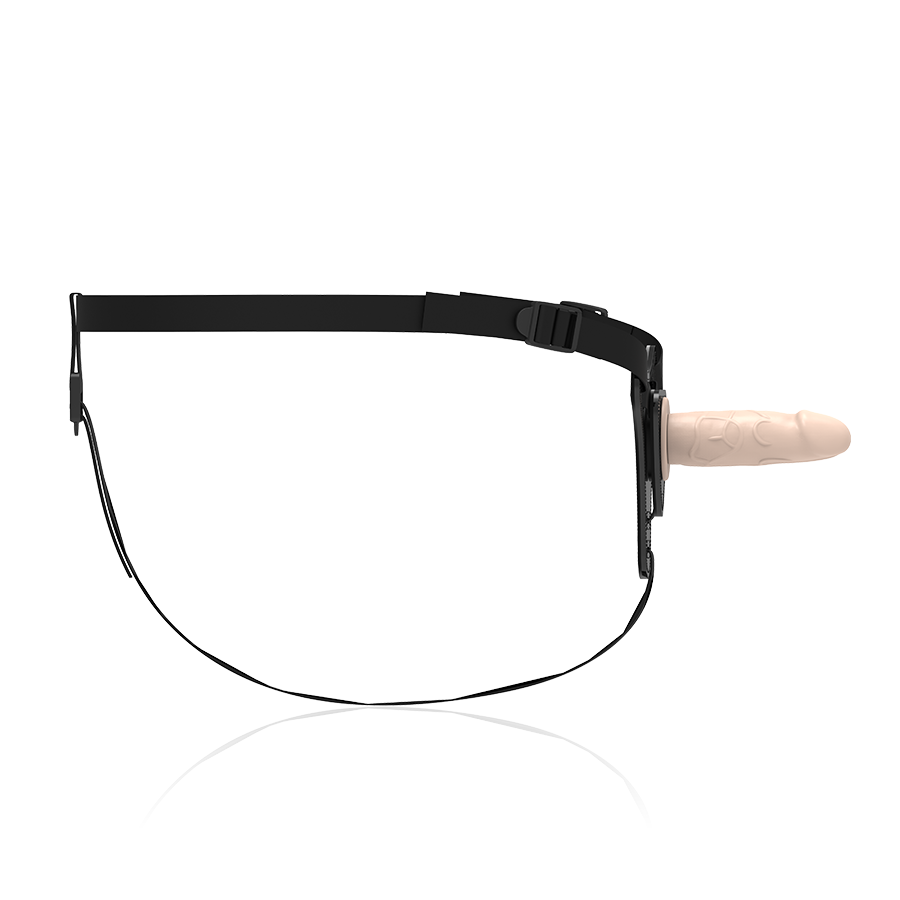 FETISH SUBMISSIVE HARNESS - FLESH REALISTIC SILICONE 12.5 CM - 4