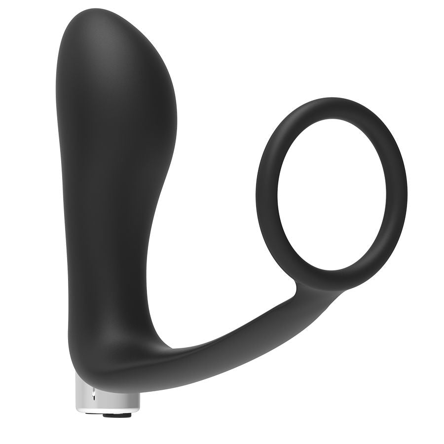 ADDICTED TOYS - RECHARGEABLE PROSTATIC VIBRATOR MODEL 1 - BLACK