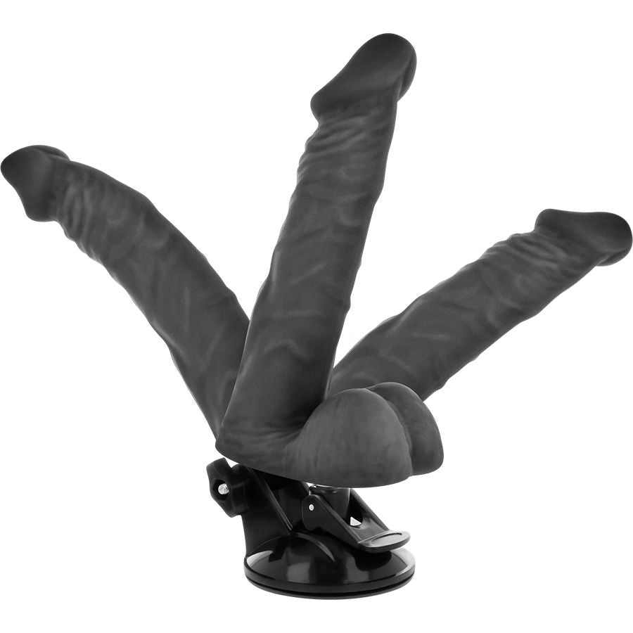 BASECOCK - BLACK REMOTE CONTROL ARTICULATING VIBRATOR 20 CM -OR- 4.5 CM