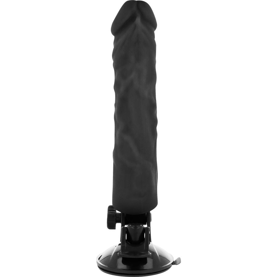 BASECOCK - REALISTIC VIBRATOR REMOTE CONTROL BLACK 21 CM -O- 4 CM - NATURAL - 7