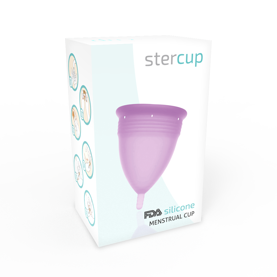 STERCUP - COUPE MENSTRUELLE EN SILICONE FDA VIOLET - TAILLE S