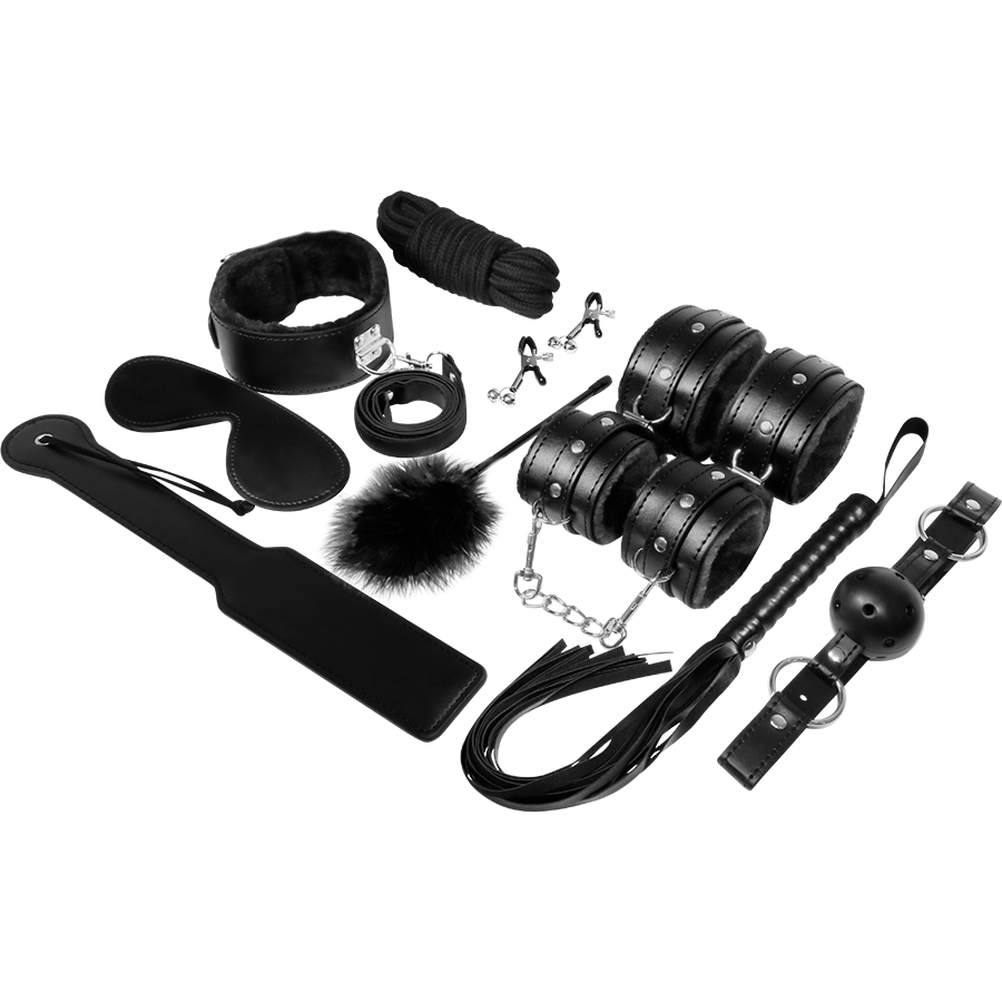 EXPÉRIENCE - KIT FÉTICHISME BDSM SÉRIE NOIRE