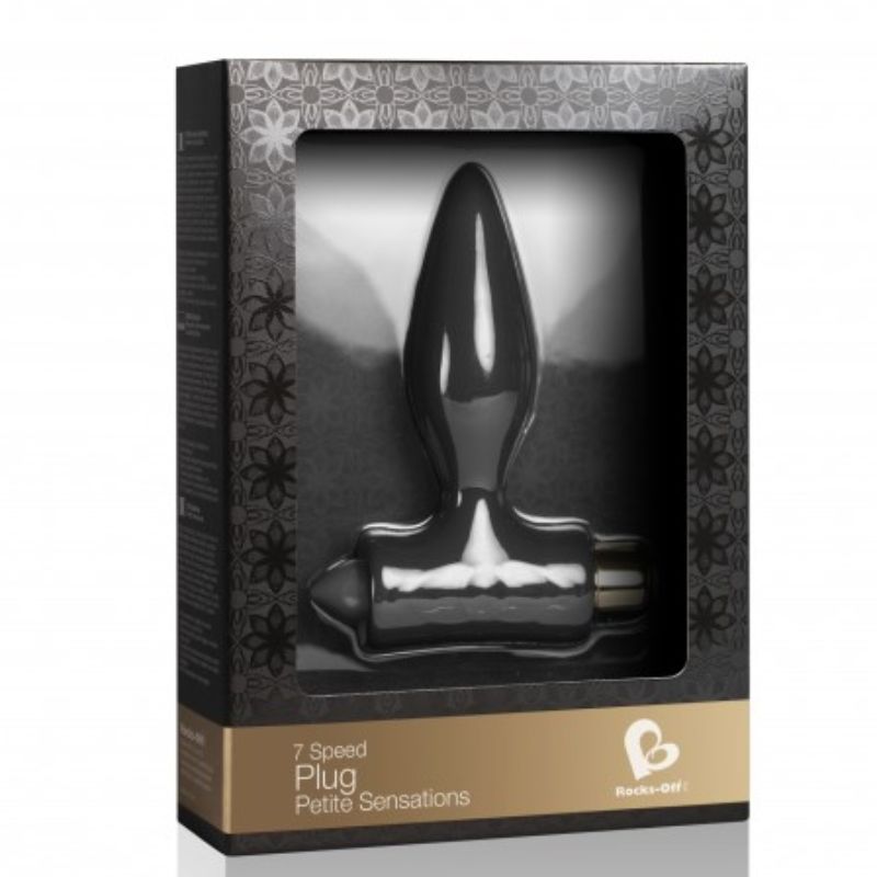 ROCKS-OFF - PETITE SENSATIONS BEGINNER BUTTER PLUG - BLACK