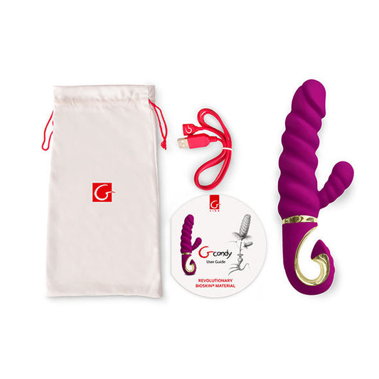 G-VIBE - FUN TOYS VIBRATEUR LAPIN GCANDY SWEET RASPBERRY